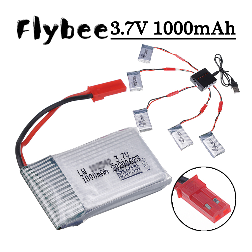 Drone Charger - 3.7V 1000mah Lipo Battery and Charger