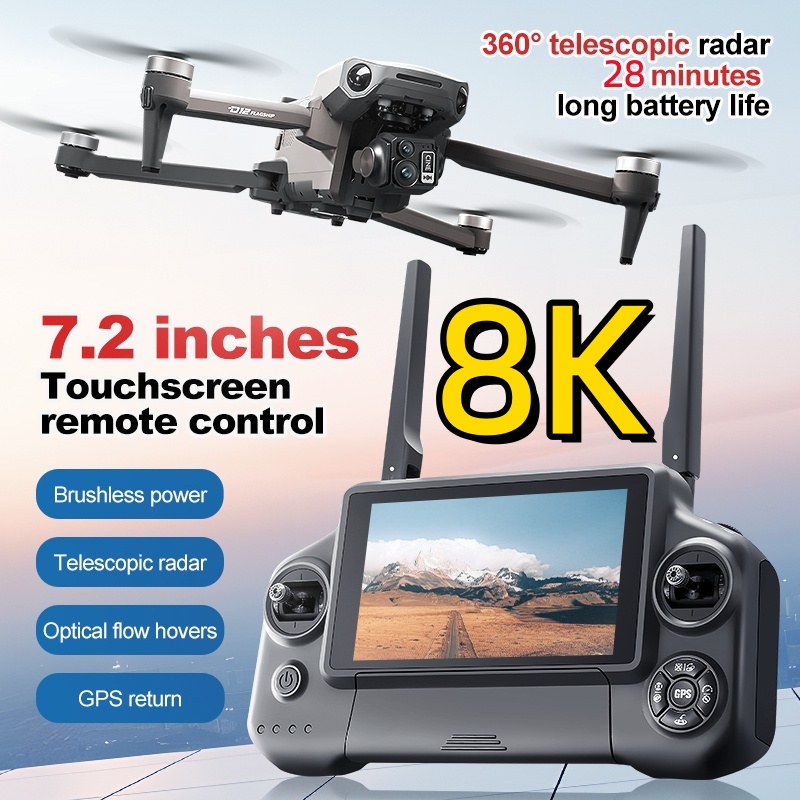 8K 3 Axis Gimbal Brushless 7.2 - đánh giá và giá Drone Gimbal