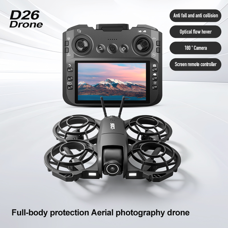 D26 Drone 4K Aerial HD 180° Ca - đánh giá và giá Drone Gimbal