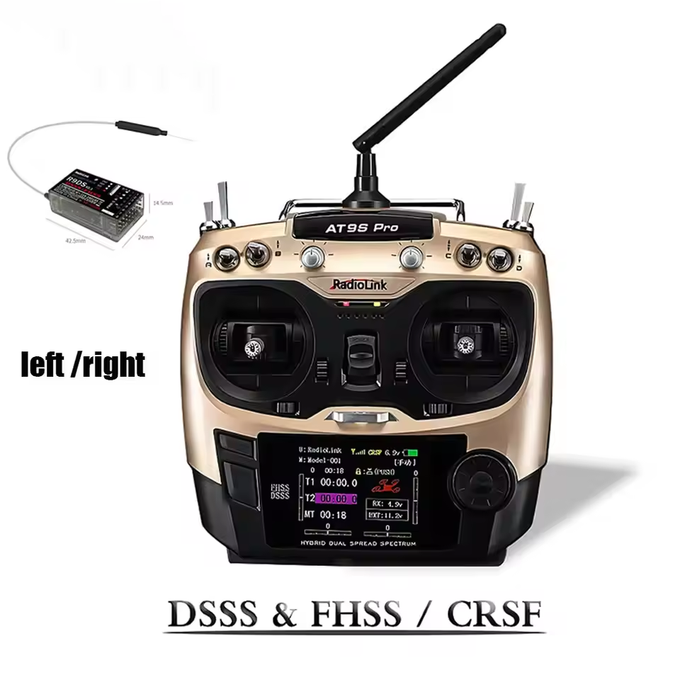 Radiolink AT9SPro 12CH 2.4G DS - đánh giá và giá Drone Transmitter